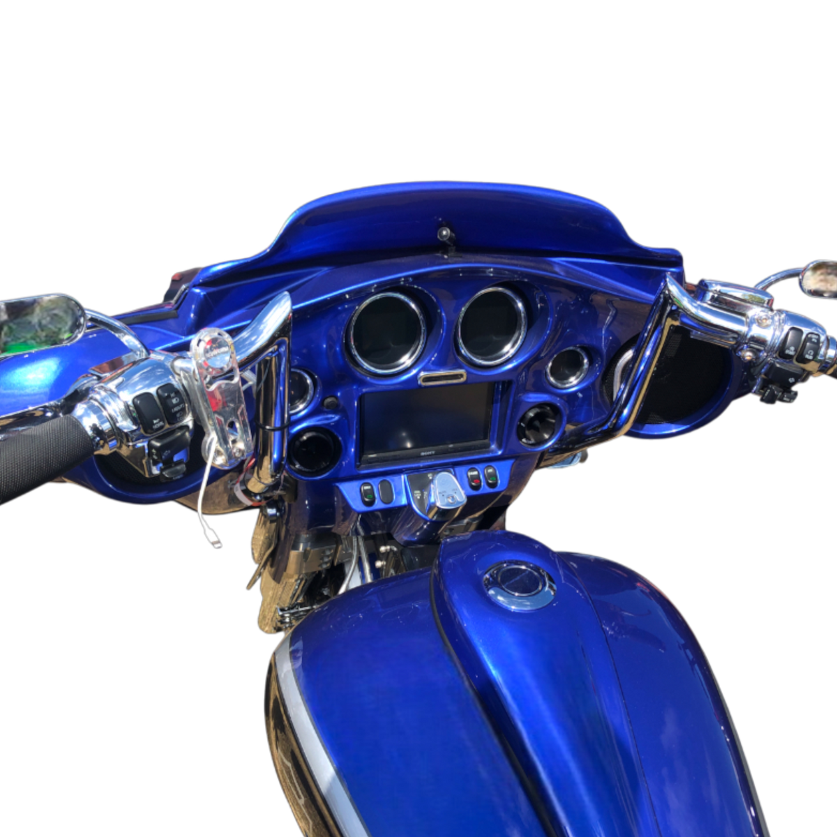 Insane Asylum Double Din Street Glide Fairing (1997-2013)