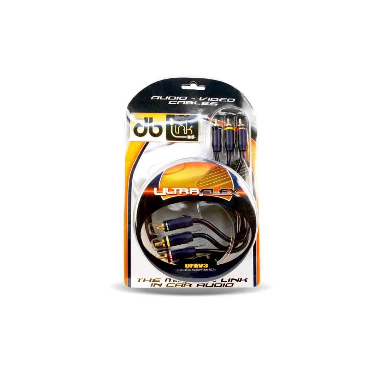 DB Link UFAV20 : 20' Double Shielded Audio / Video Rca