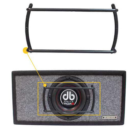 DB Link LHEG8 : Dual Bar, High Excursion 8in Woofer Grill (Single)