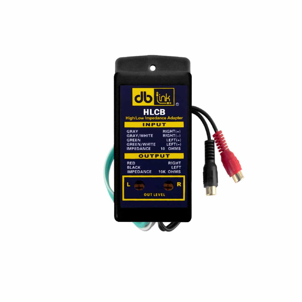 DB Link HLCB : Hi-Low Converter With Adjustable Output Level (10 Pcs/Polybag)