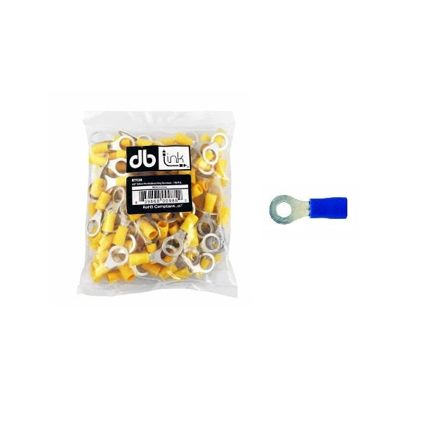 DB Link RTB8 : 16-14 GA. Blue Pre Insulated Round Shape Terminal