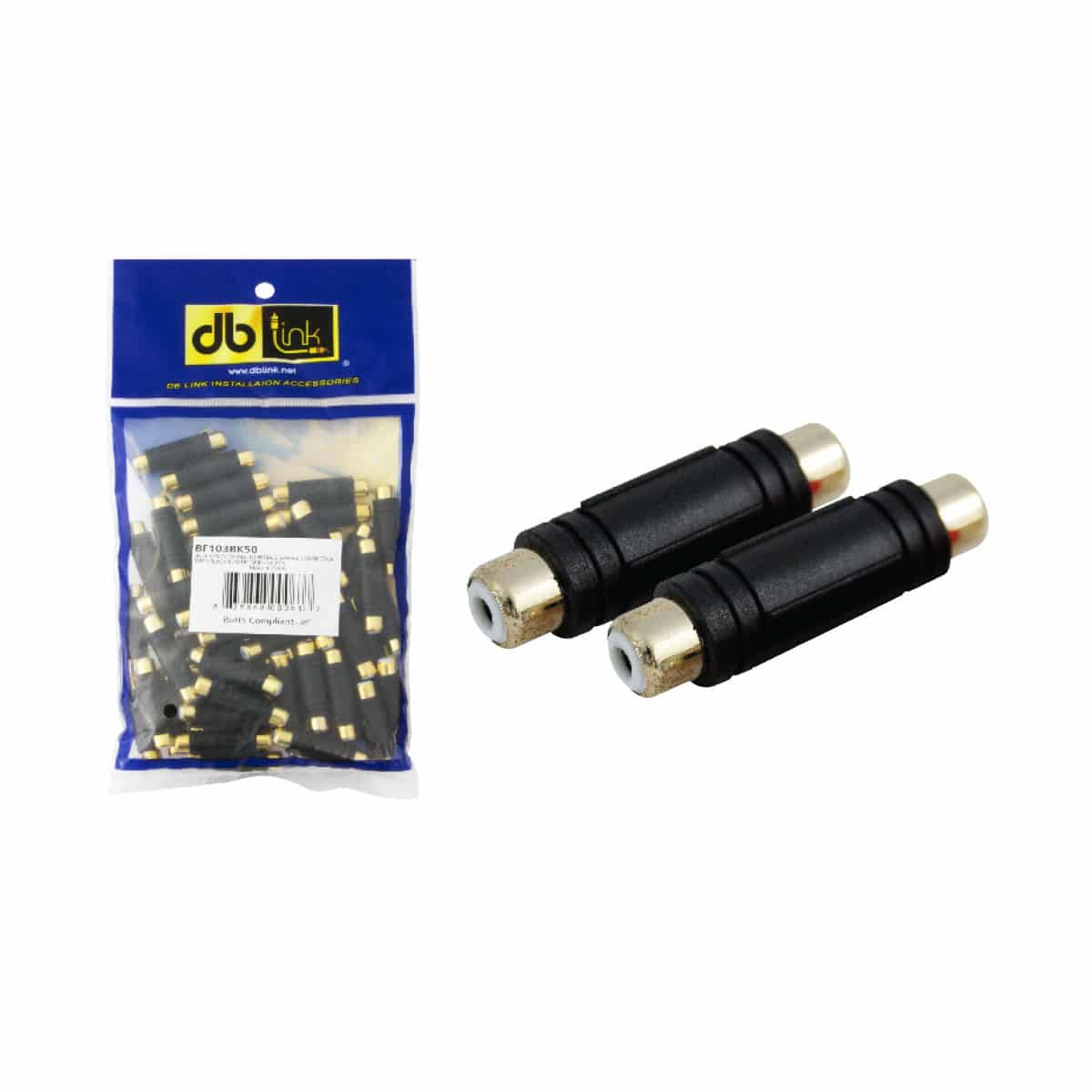 DB Link BF103BK50 : Bulk- 50 Black Bf103 Female Bullets