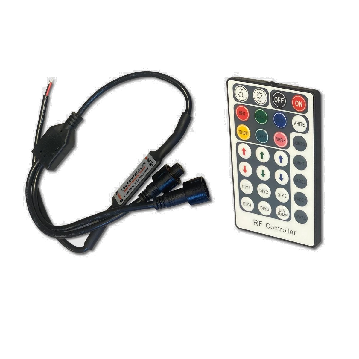 DB Link RGBC-2RF : Dual Output RGB Controller W/ 28 Key Rf Wireless Remote Control