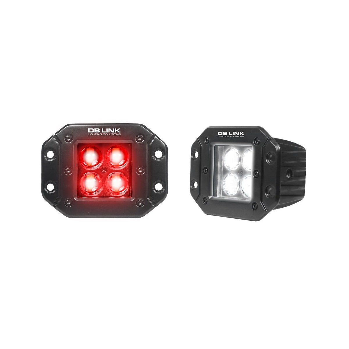 DB Drive DBFM4K-BL : 4/5 Watt Led Flush Mount Reverse Lights With Brake Light Function