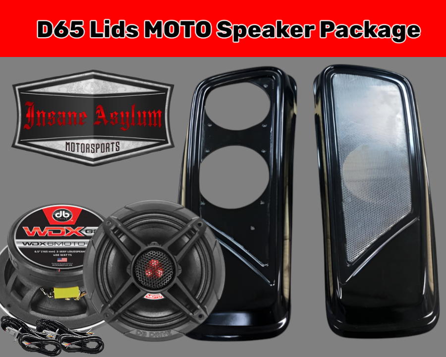 Insane Asylum D65 Lids MOTO Speaker Package