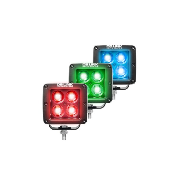 DB Link DBSM4D-K-RGB : 4 in. Cree Led Light Kit With RGB Accent Lighting