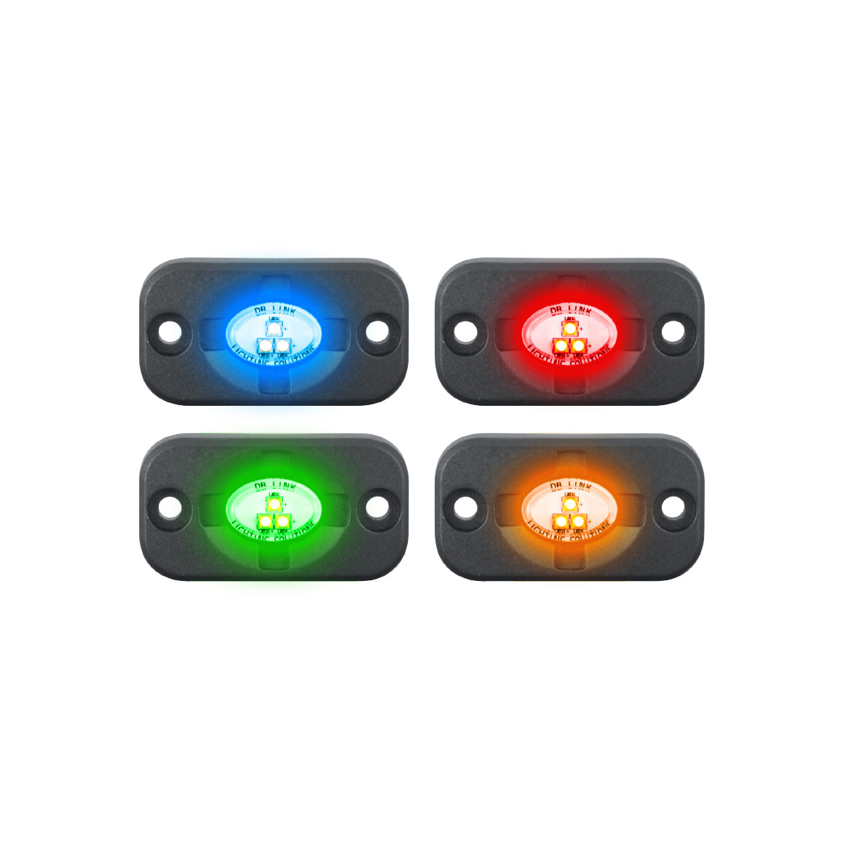 DB Link DBSMRGB-4 : 4 in. Surface Mount Flood Light Kit W/RGB Accent Lighting