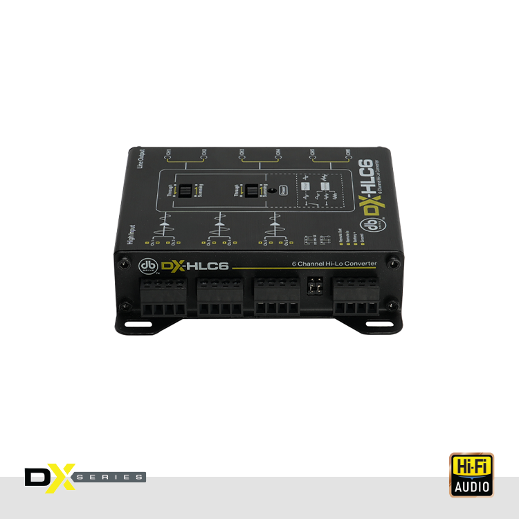 DB Drive DX-HLC6 : 6 Ch High Low-Level Converter With Summing Capability