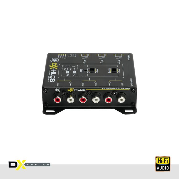DB Drive DX-HLC6 : 6 Ch High Low-Level Converter With Summing Capability