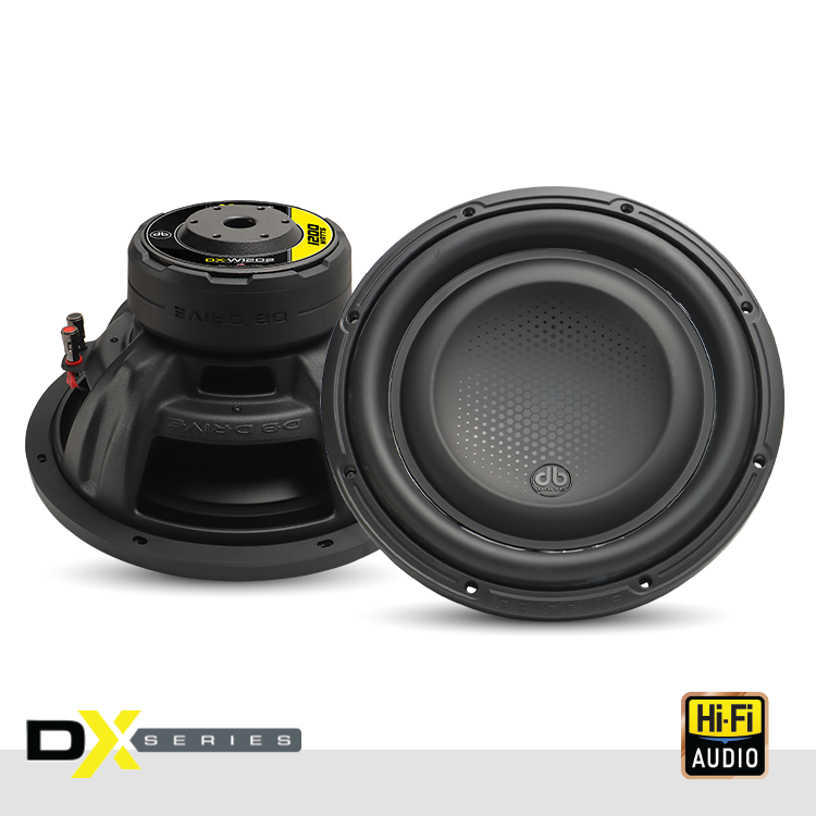 DB Drive DX-W12D2 : DX 12" Dual 2-Ohm Subwoofer