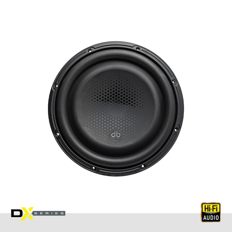 DB Drive DX-W12F : DX 12" Dual 4-Ohm Shallow Subwoofer