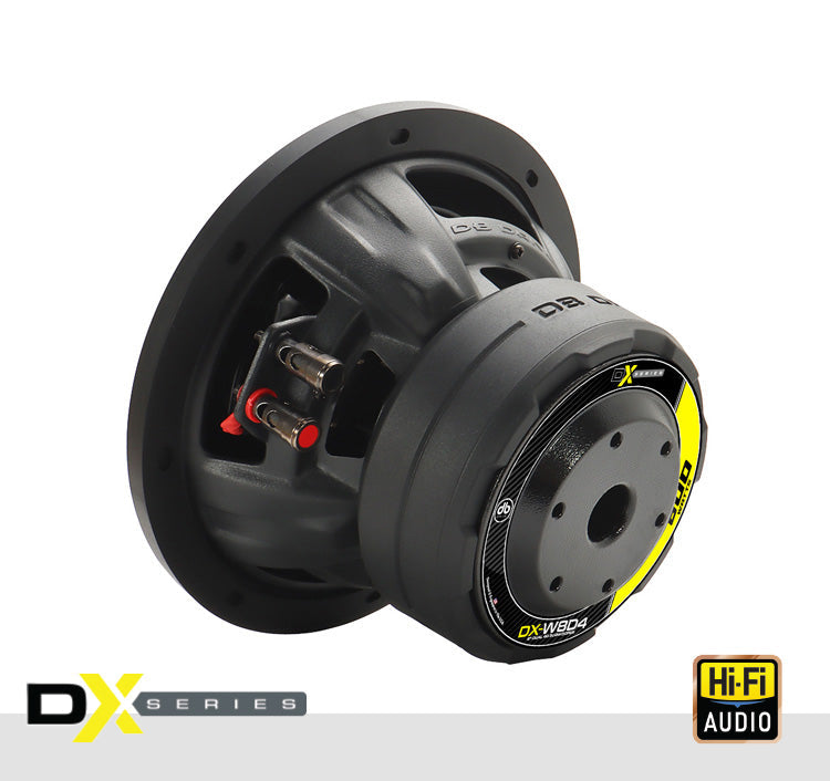 DB Drive DX-W8D4 : DX 8" Dual 4-Ohm Subwoofer
