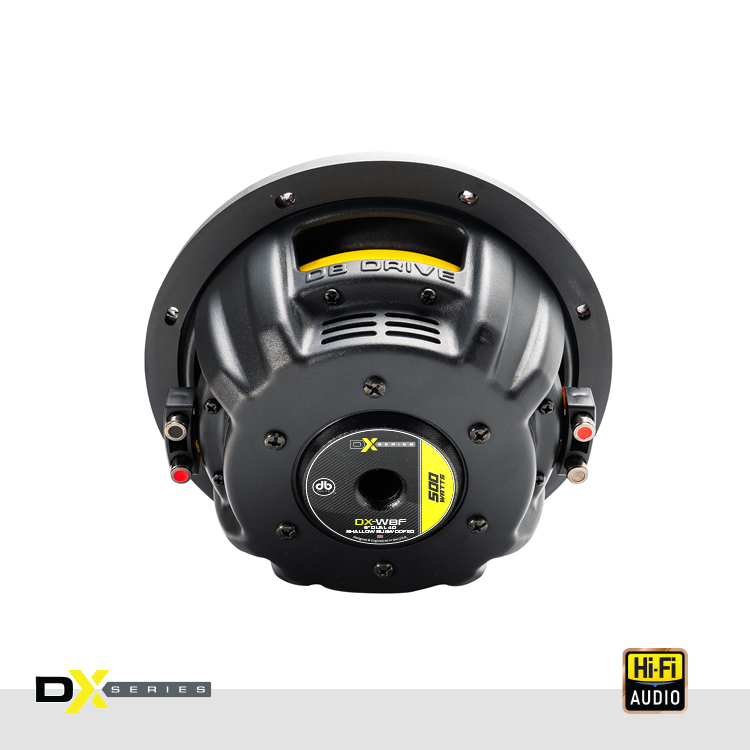 DB Drive DX-W8F : DX 8" Dual 4-Ohm Shallow Subwoofer