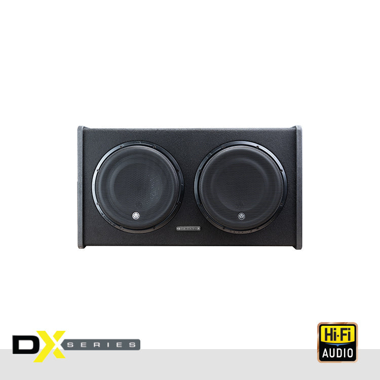 DB Drive DX-BC212 : DUAL 12" VENTED ENCLOSURE WITH SELECTABLE 1-4 OHM LOAD AND PROTECTIVE GRILLS