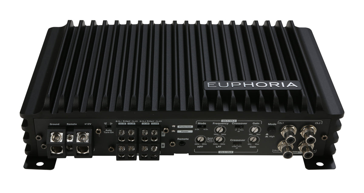 Euphoria EA4.600 : 4-channel Class D amplifier