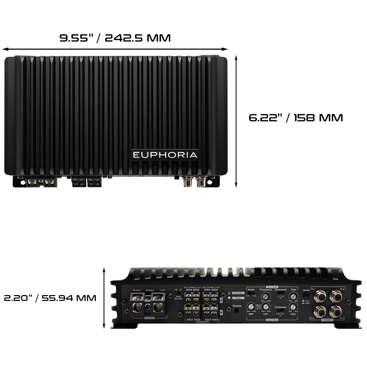 Euphoria EA4.600 : 4-channel Class D amplifier