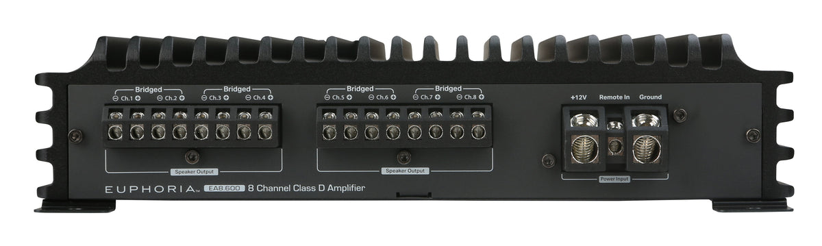 Euphoria EA8.600 : 8-channel Class D amplifier