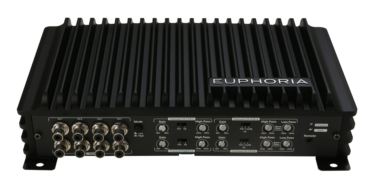 Euphoria EA8.600 : 8-channel Class D amplifier