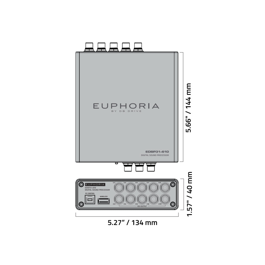 Euphoria EDSP31-610 : 10-Channel 31 Band DSP