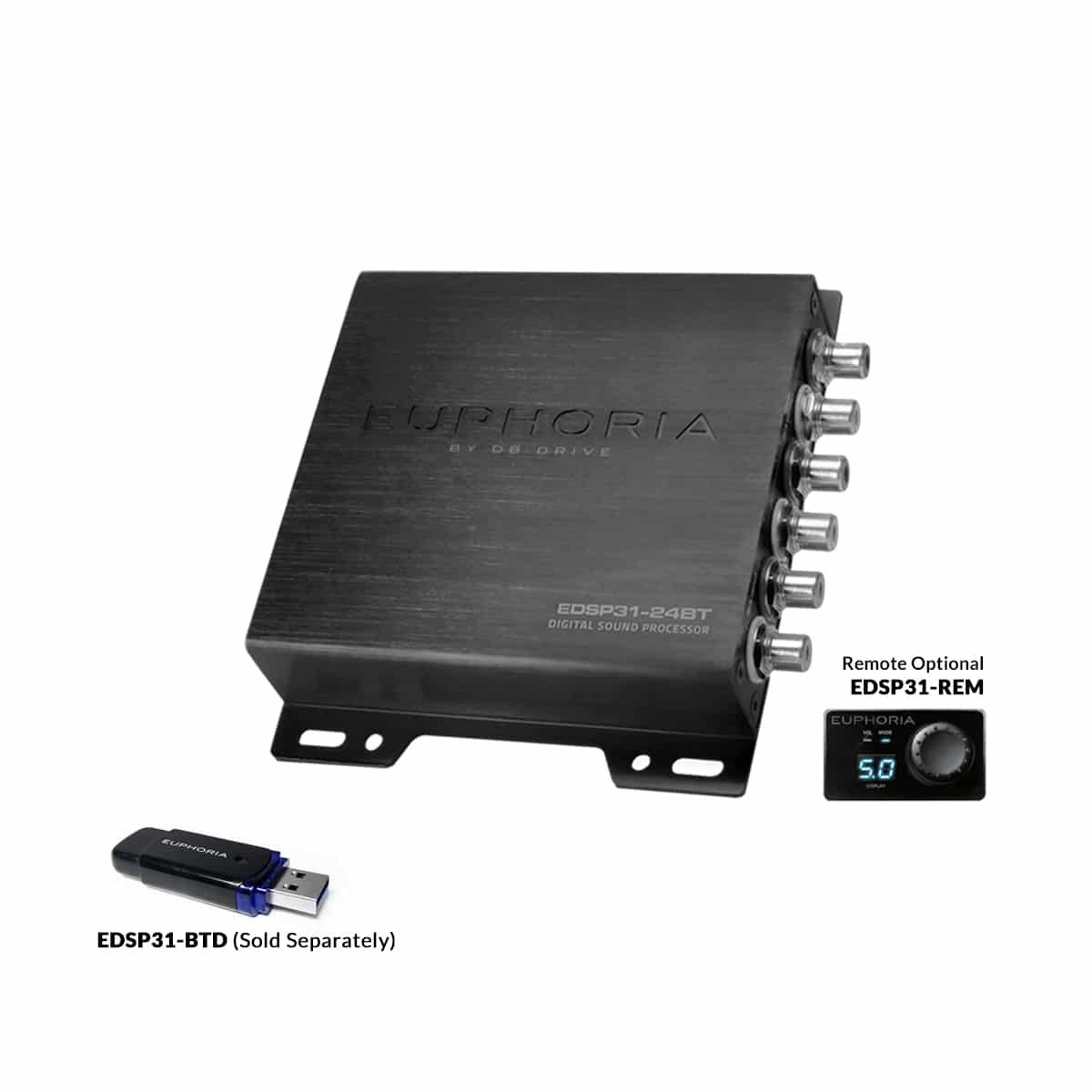 Euphoria EDSP31-24BT : 4-Channel 31 Band DSP