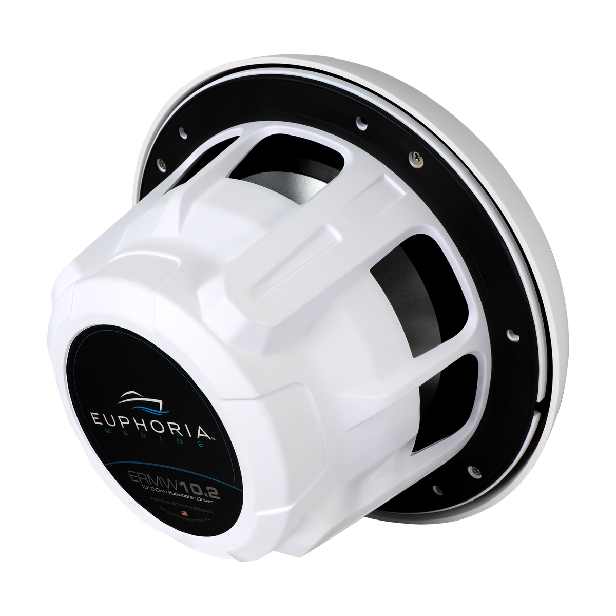 Euphoria ERMW10.2 : 10" Reference Marine Subwoofer with RGB Accent Lighting (2-OHM)