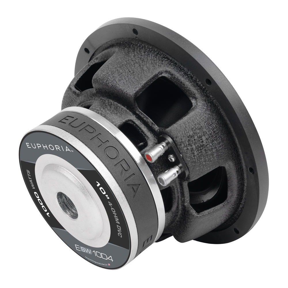 Euphoria ESW10D4 : 10" DUAL 4 OHM SUBWOOFER