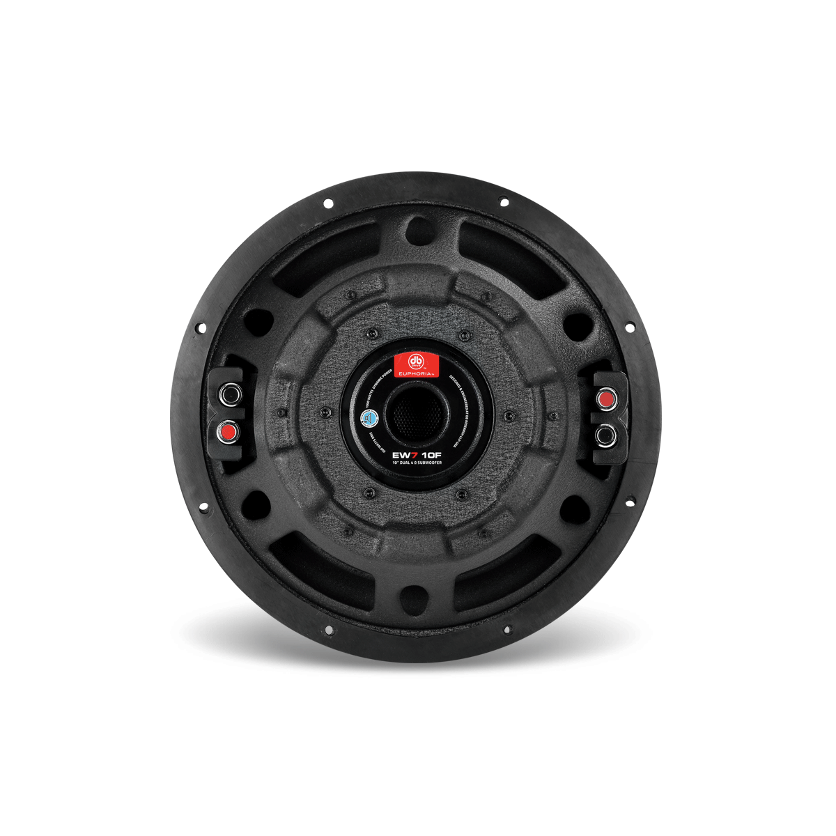 Euphoria EW7 10F : 10" Dual 4-Ohm Shallow Mount Subwoofer