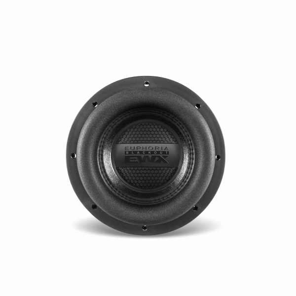 Euphoria EWXB8D4 : 8" Dual 4-Ohm Subwoofer Black Out Edition