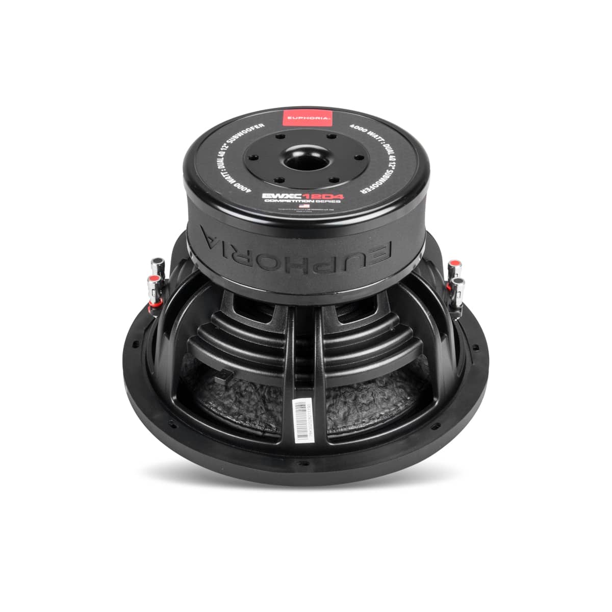 Euphoria EWXC12D4 : 12" Dual 4-Ohm Competition Subwoofer