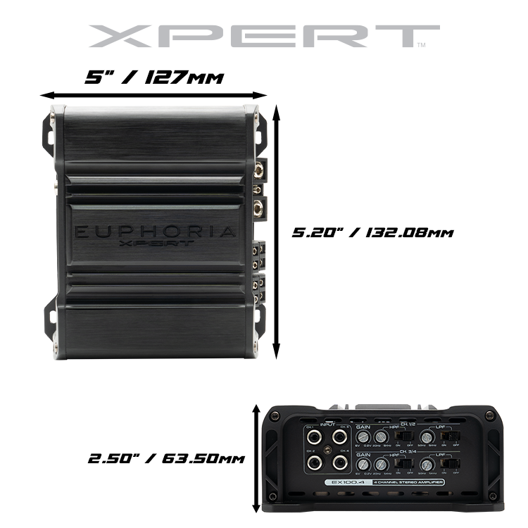 Xpert EX100.4 : 4 Channel Full Range Class D Amplifier