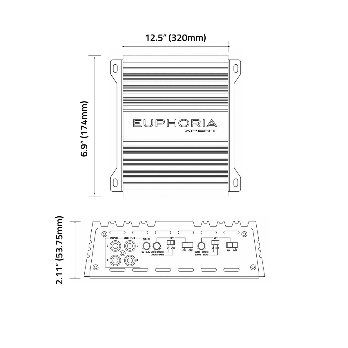 Xpert EX5K : Full Range Class D Monoblock