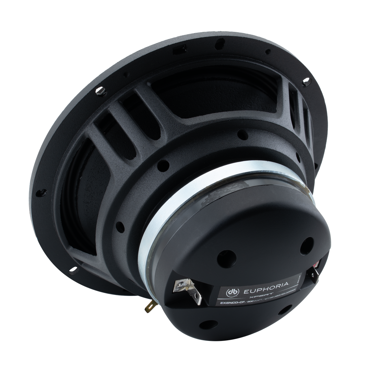 Xpert EX6NCD-CF : 6.5 in. 2-Way NEO Carbon Fiber Loudspeaker W/ Back Mounted Compression Driver