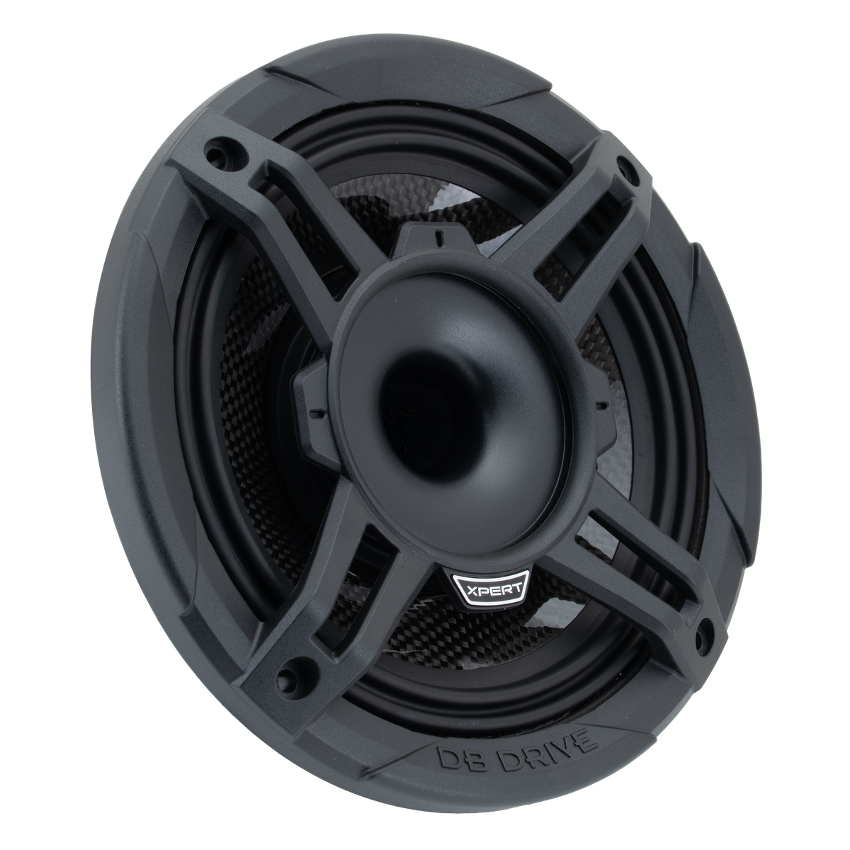 Xpert EX6NCD-CF : 6.5 in. 2-Way NEO Carbon Fiber Loudspeaker W/ Back Mounted Compression Driver