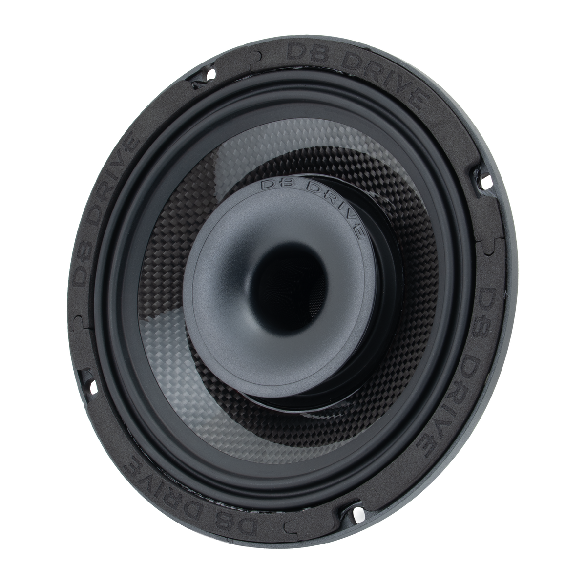 Xpert EX6NCD-CF : 6.5 in. 2-Way NEO Carbon Fiber Loudspeaker W/ Back Mounted Compression Driver