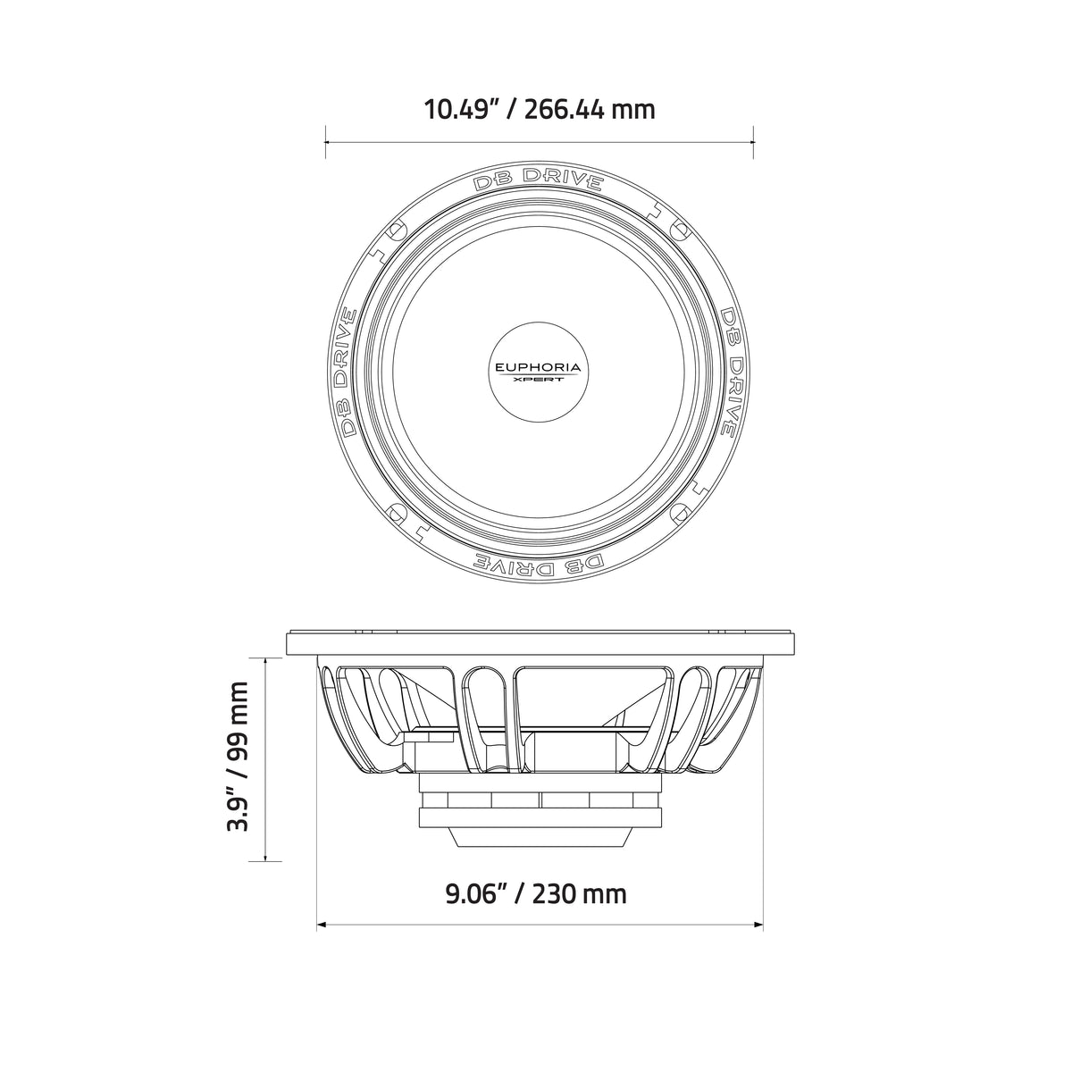 Xpert EXM10N : 10 in. NEO Midrange