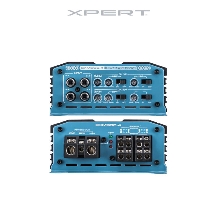 Xpert EXM900.4 : 4-Channel Class D Mini Amplifier