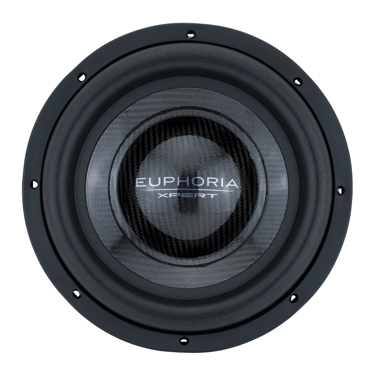 Xpert EXW10CF : 10 in. Dual 2-Ohm Carbon Fiber Subwoofer With Ferrite Magnet