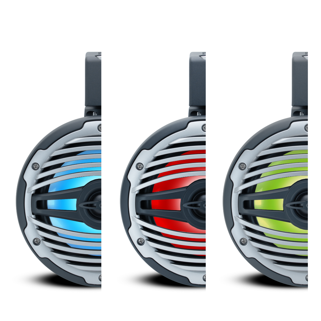 Euphoria ERMT77 : 7.7” Reference Marine Tower Speaker with RGB accent lighting - Sold as Pair