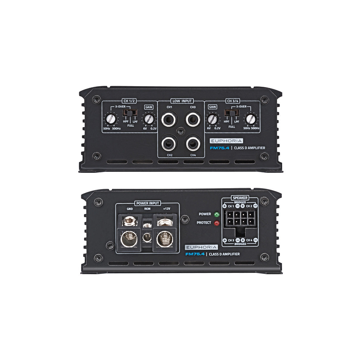 Euphoria FM75.4 : Class D Mini 4 Ch Amplifier