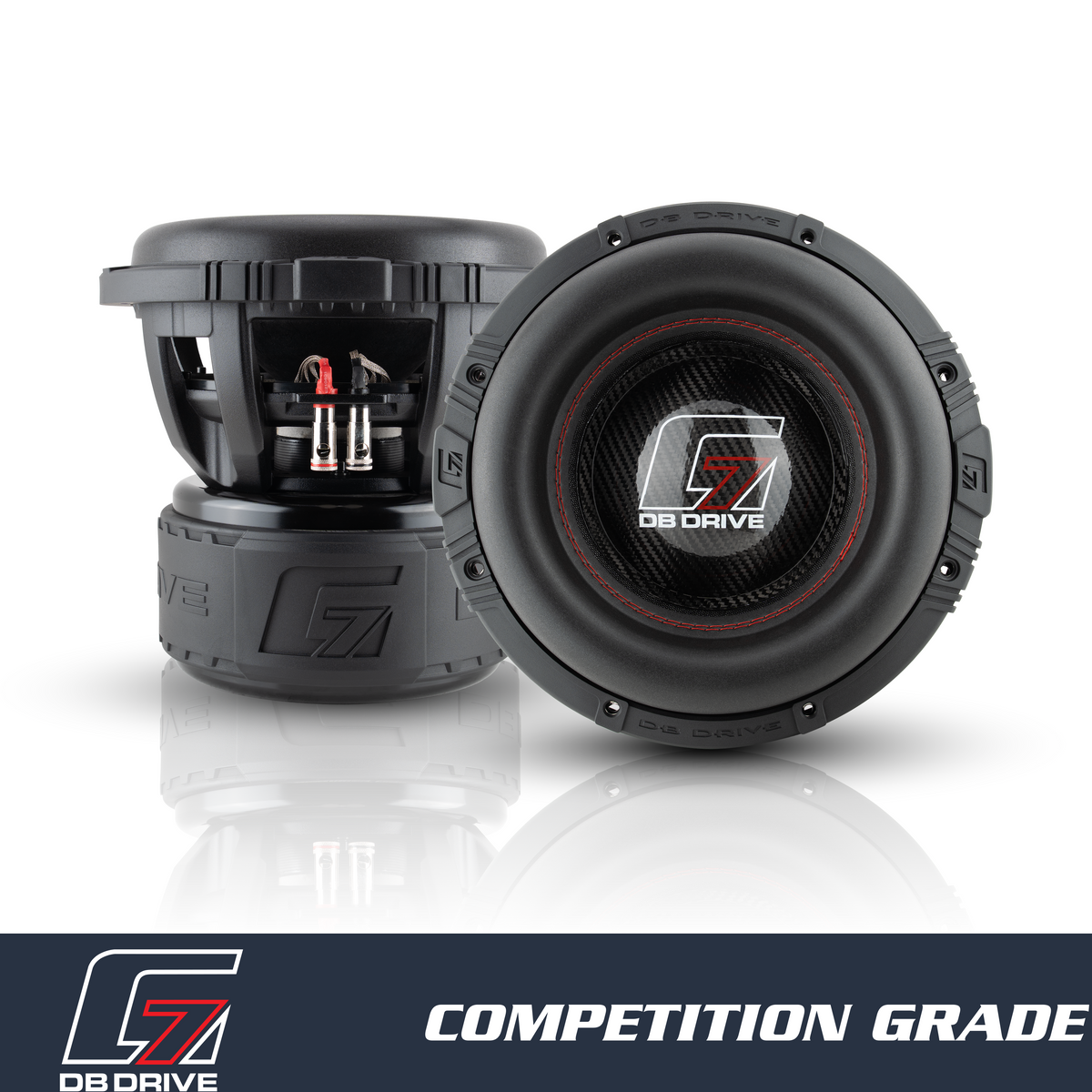 DB Drive G7 10.2 : 10" Dual 2-Ohm Subwoofer