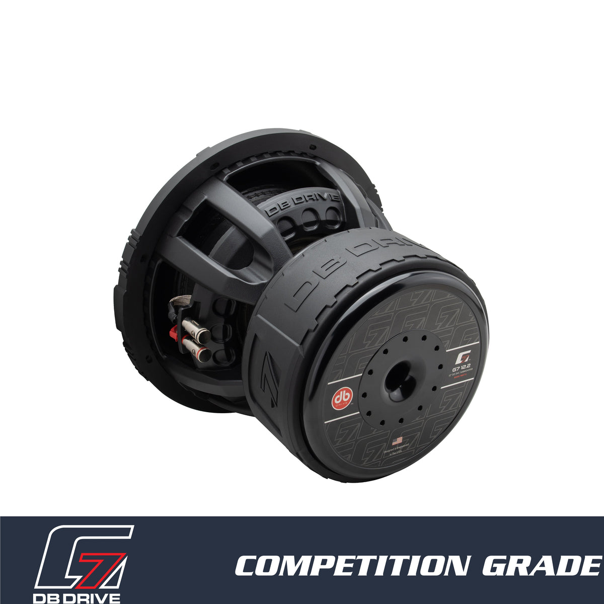 DB Drive G7 12.2 : 12" Dual 2-Ohm Subwoofer