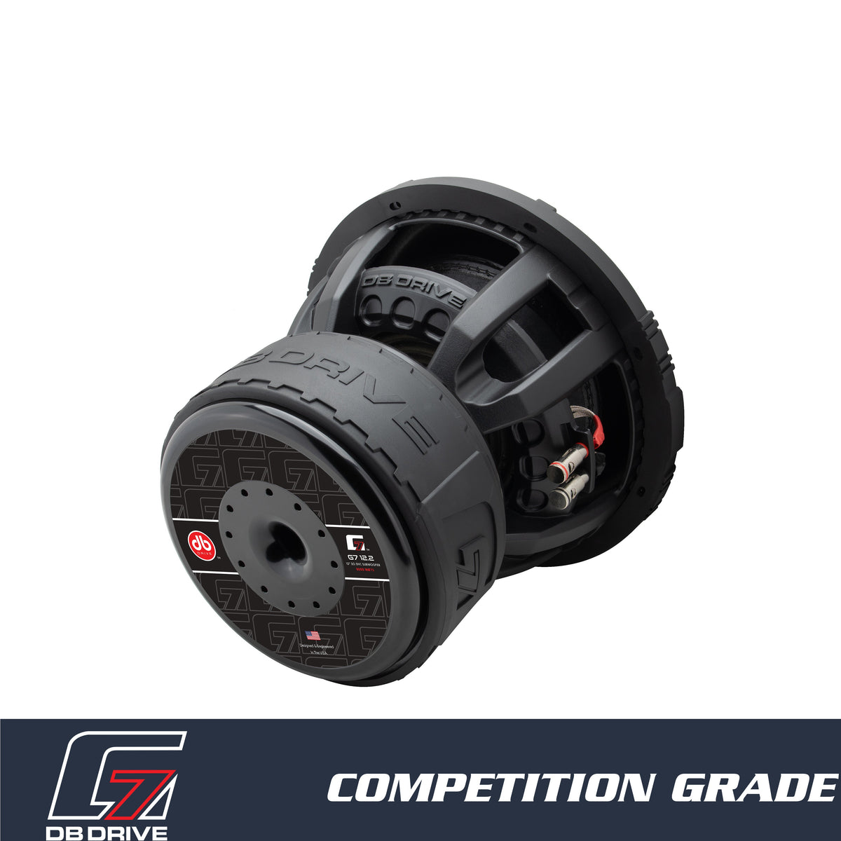 DB Drive G7 12.2 : 12" Dual 2-Ohm Subwoofer
