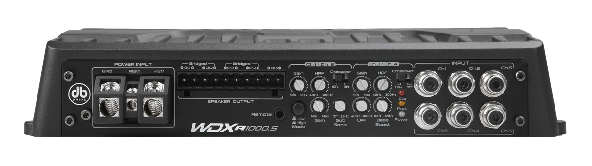 DB Drive WDX-R1000.5 : WDX Reference Class-D 5 Channel Amplifier