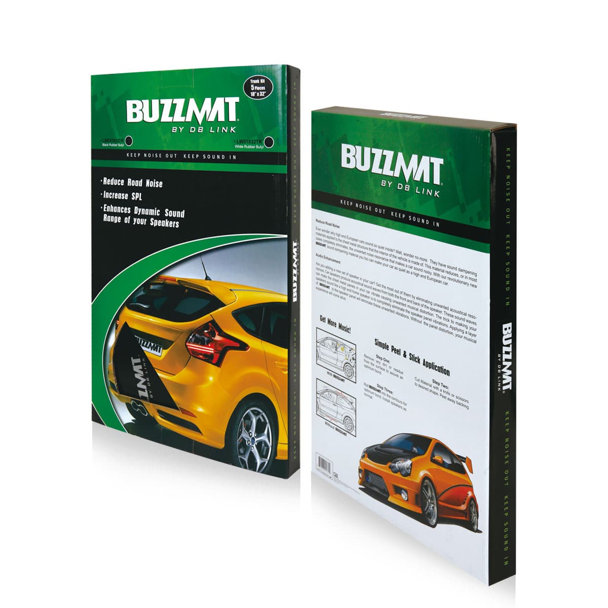 DB Link LBK51832TK : Trunk Kit 5 Sheets 18in X 32in (Black)
