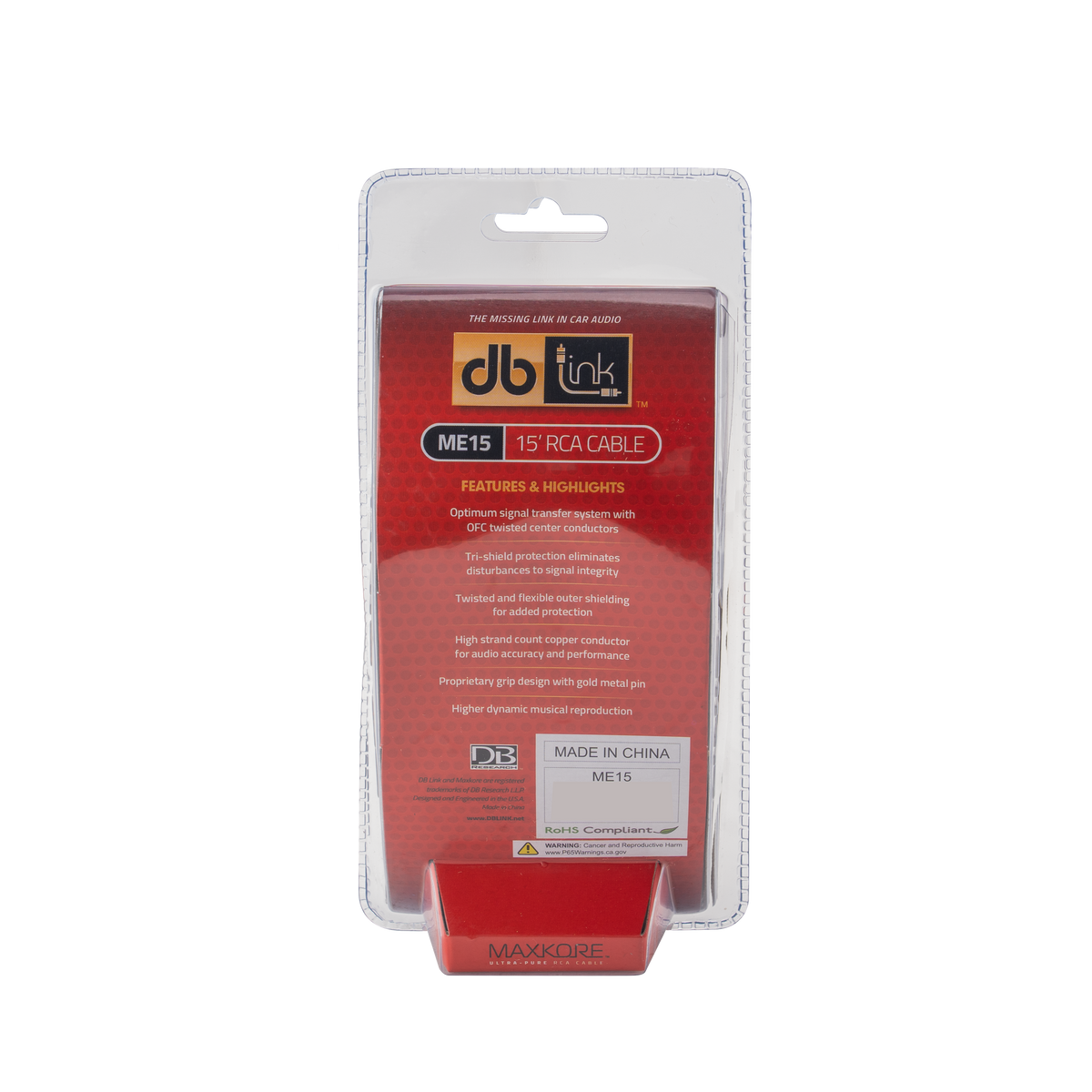 DB Link ME15 : Maxkore E Series 15 ft. RCA Cable