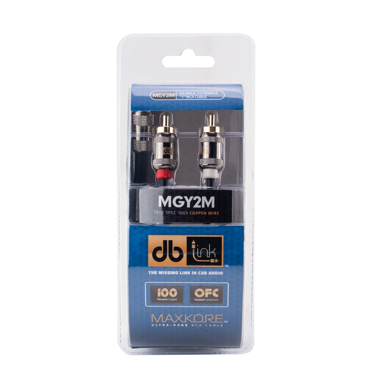 DB Link MGY2M : Maxkore G Series 1 Female To 2 Male RCA Cable