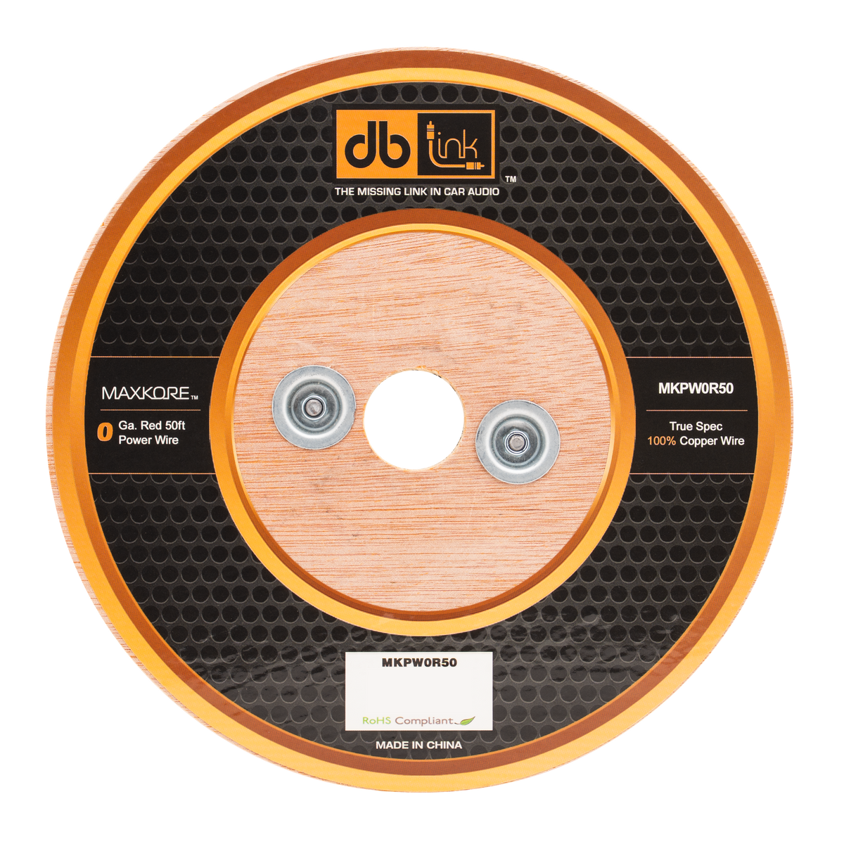 DB Link MKPW0R50 : 0 Gauge Red 50 ft. Maxkore Soft Touch Power Wire Roll