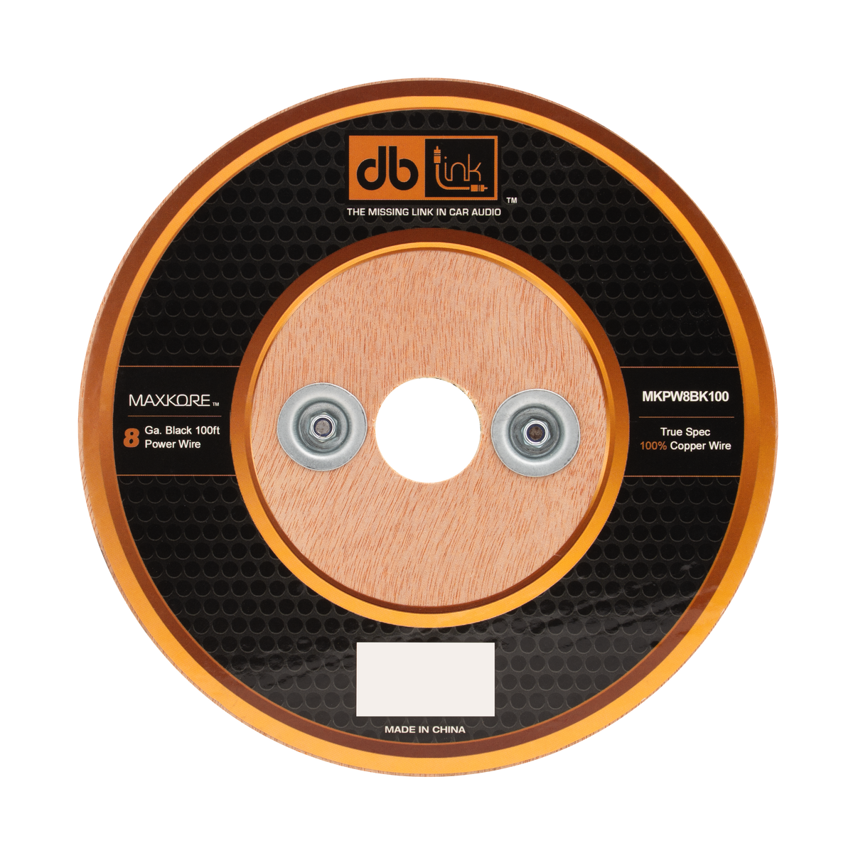 DB Link MKPW8BK100 : 8 Gauge Black 100 ft. Maxkore Power Wire Roll