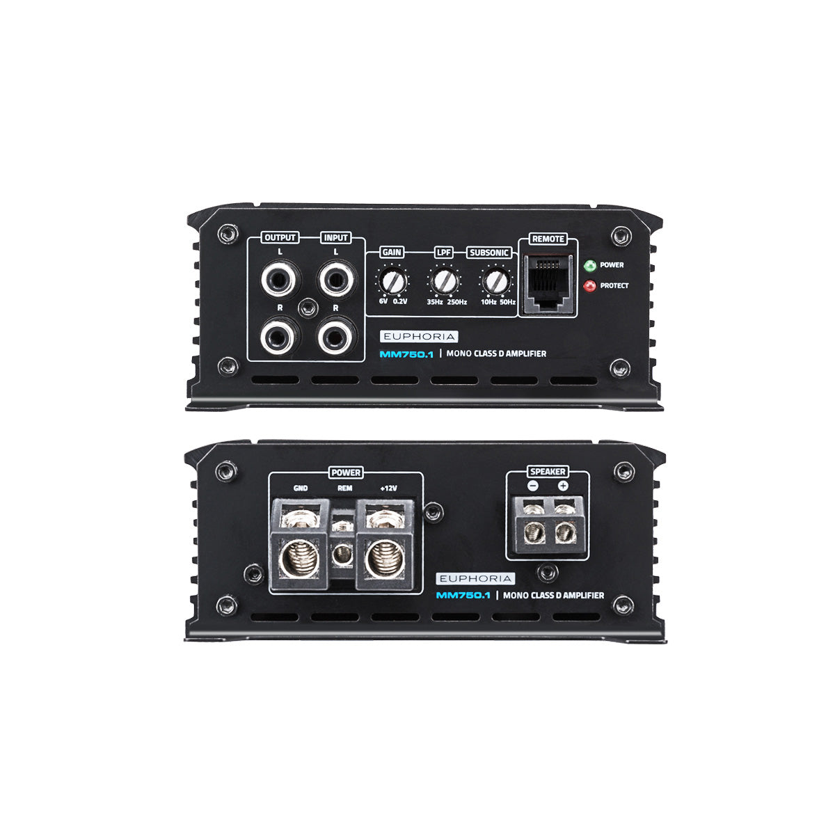 Euphoria MM750.1 : Mono Class D Mini Amplifier