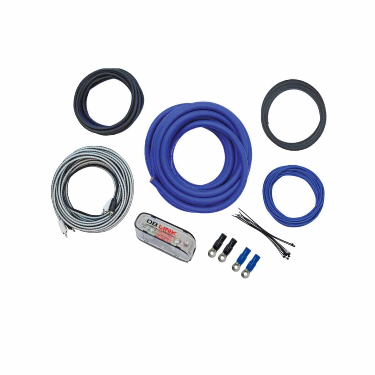 DB Link MX8MANL : 8 Gauge Maxkore 100% Copper Mini ANL Amplifier Wiring Kit